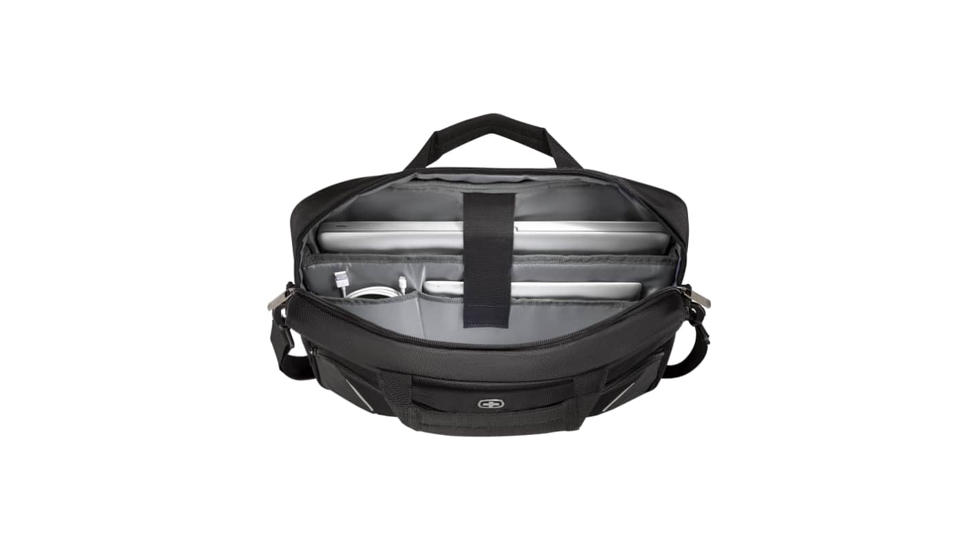 Wenger XE Compact Brief 16in  Laptop Laptop Bag, Black