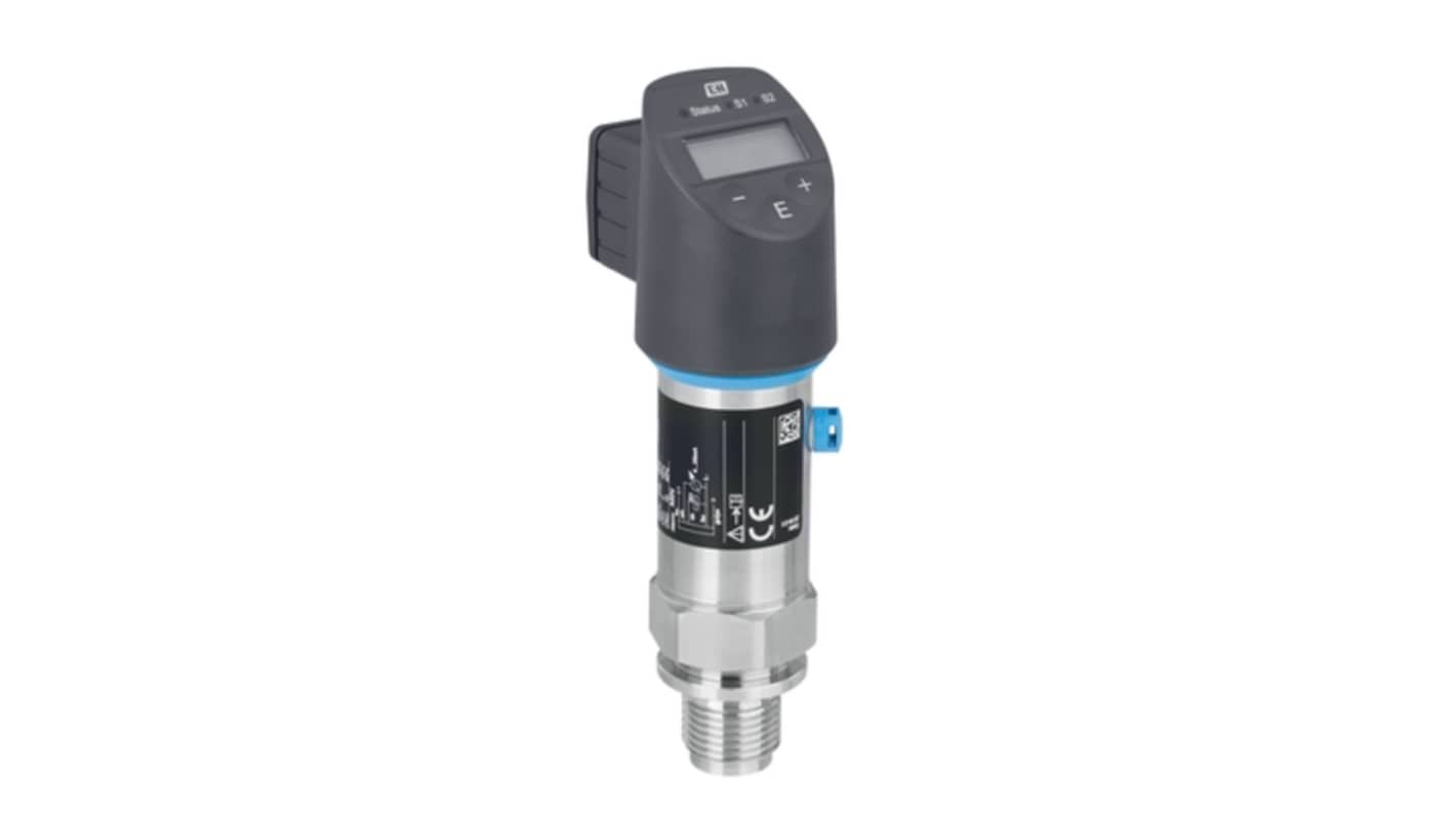 Endress+Hauser PTP31B Series Pressure Sensor, 0bar Min, 10bar Max, PNP Output, Absolute, Gauge Reading