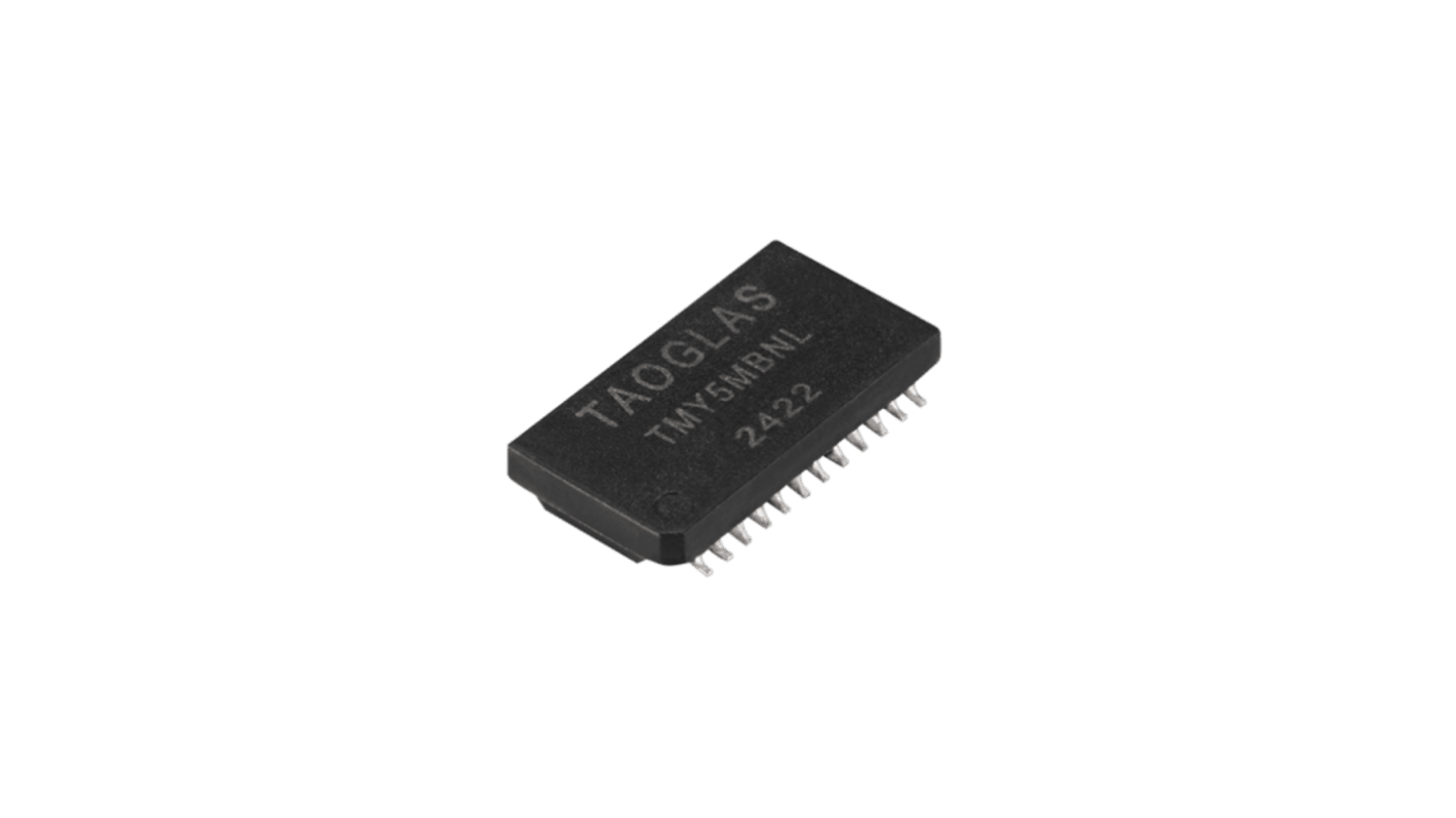 Surface Mount Lan Ethernet Transformer, 17.78 x 10.35 x 3.2mm