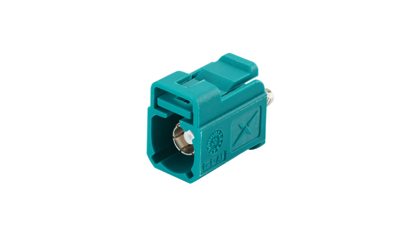 Taoglas FAKRA Gen 2 Series, Jack Cable Mount SMB Connector, Cable Termination, Straight Body