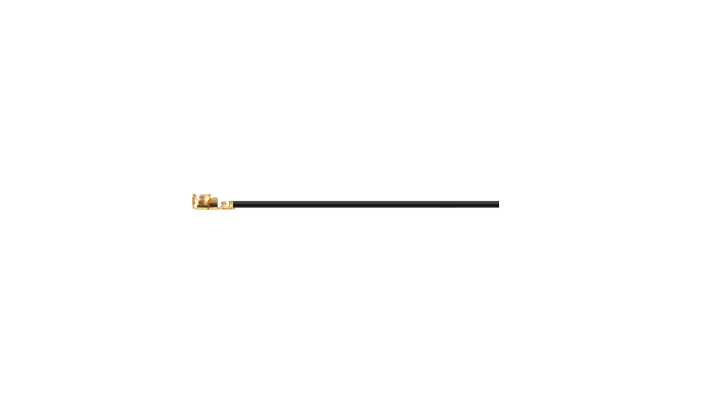 Taoglas CAB.01065 Series Female IPEX MHF to Female Bare End, 100mm, 0.81 Coax Coaxial, Unterminated