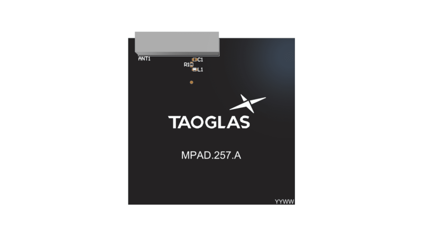 Taoglas Evaluation Board Stamp Metal PIFA Antenna Bluetooth Evaluation Board for MPA.257.A 125GHz MPAD.257.A