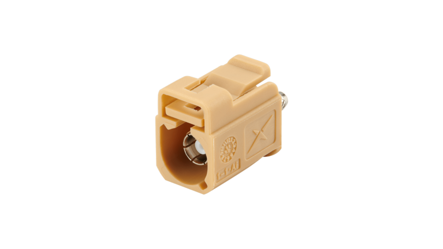Taoglas FAKRA Gen 2 Series, Jack Cable Mount SMB Connector, Cable Termination, Straight Body