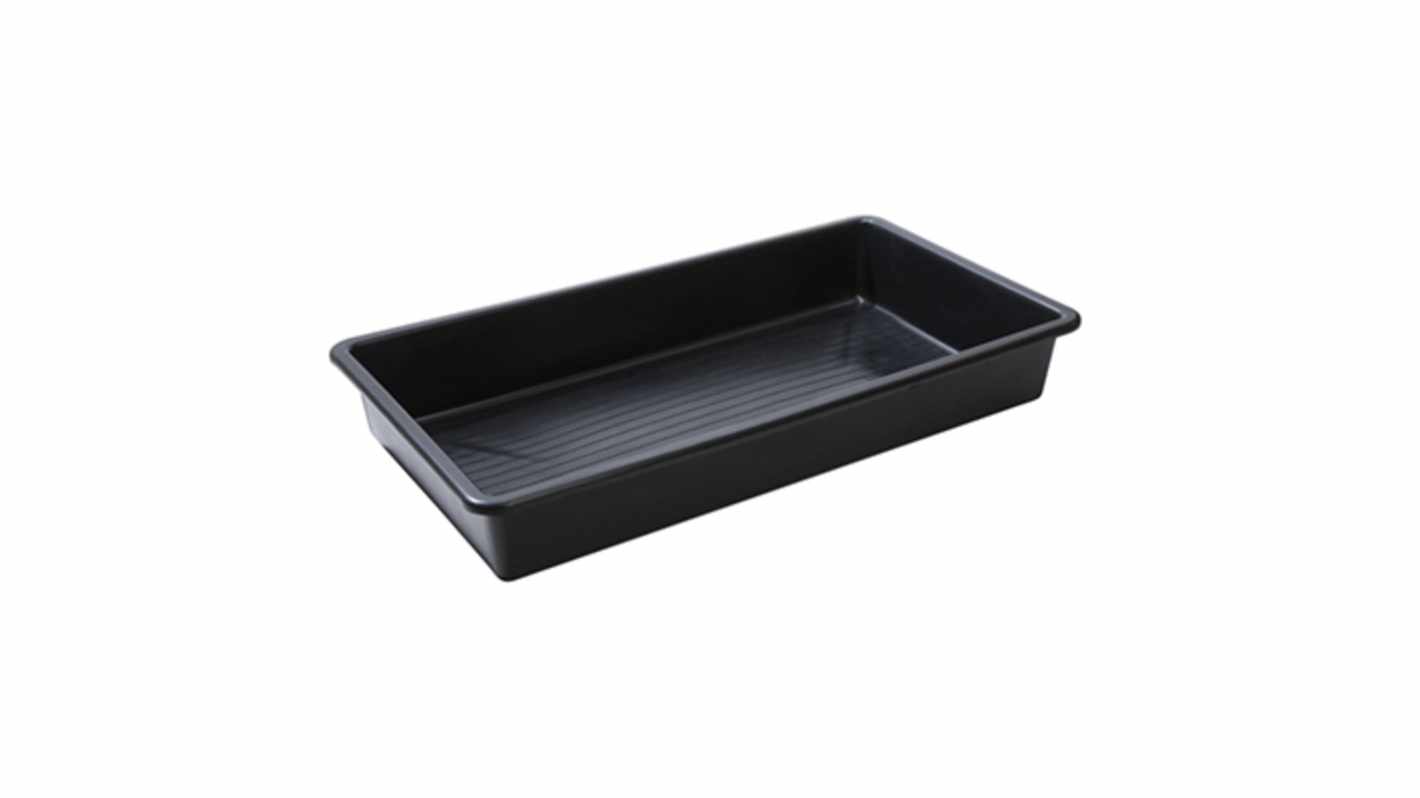 RS PRO Polypropylene Spill Tray for Spill Control, 65L Capacity