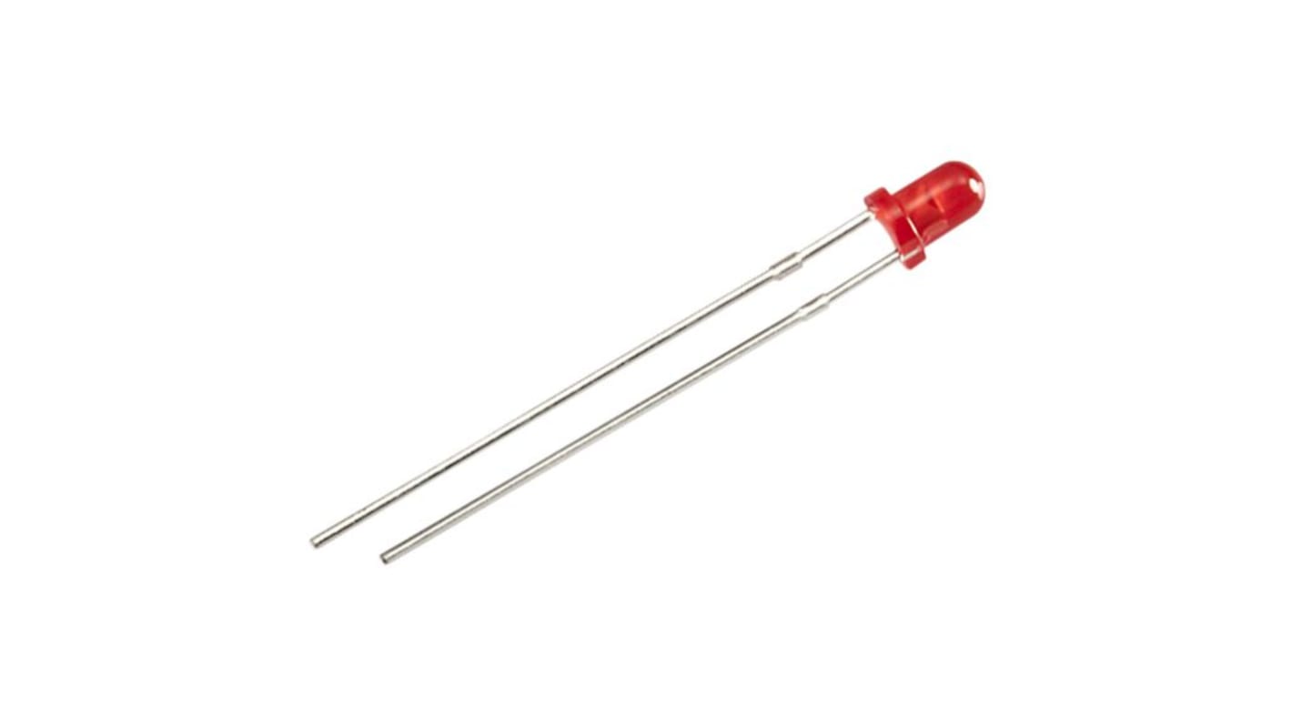 RND2 V Red LED T1 (3 mm) Panel Mount, RND RND 135-00152