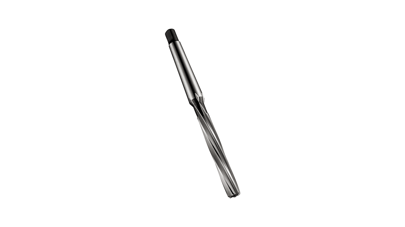 Dormer Morse Taper Shank Reamer Bit, 10mm Diameter, Spiral Flute, 146 mm Overall