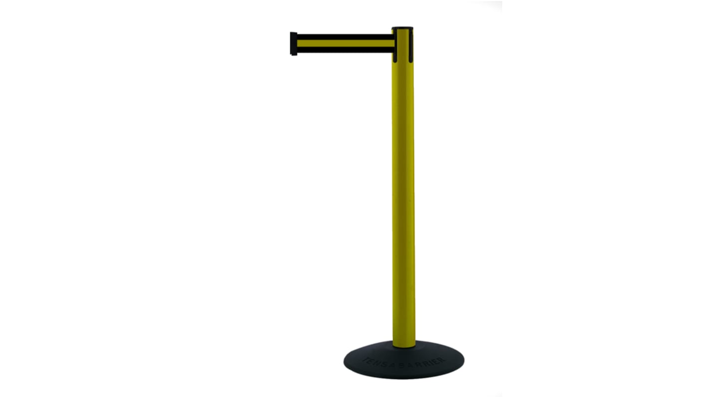 Tensator Black & Yellow Plastic Retractable Barrier, 2.3m, Yellow/Black Tape