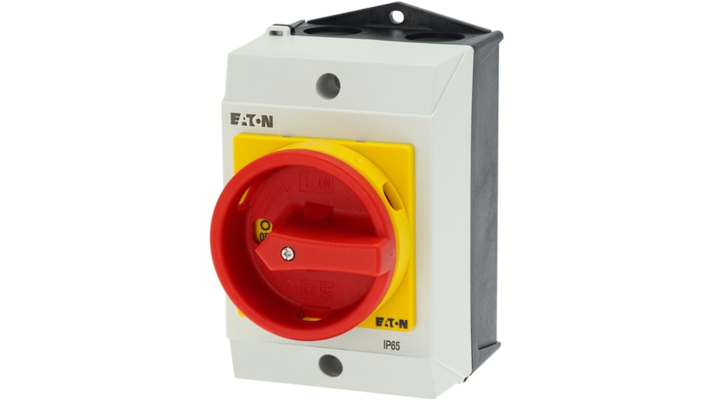 Interruttore di isolamento Eaton 207159 T0-3-8342/I1/SVB, 6P, 6NA, 20A, 690V, montaggio su superficie, IP65