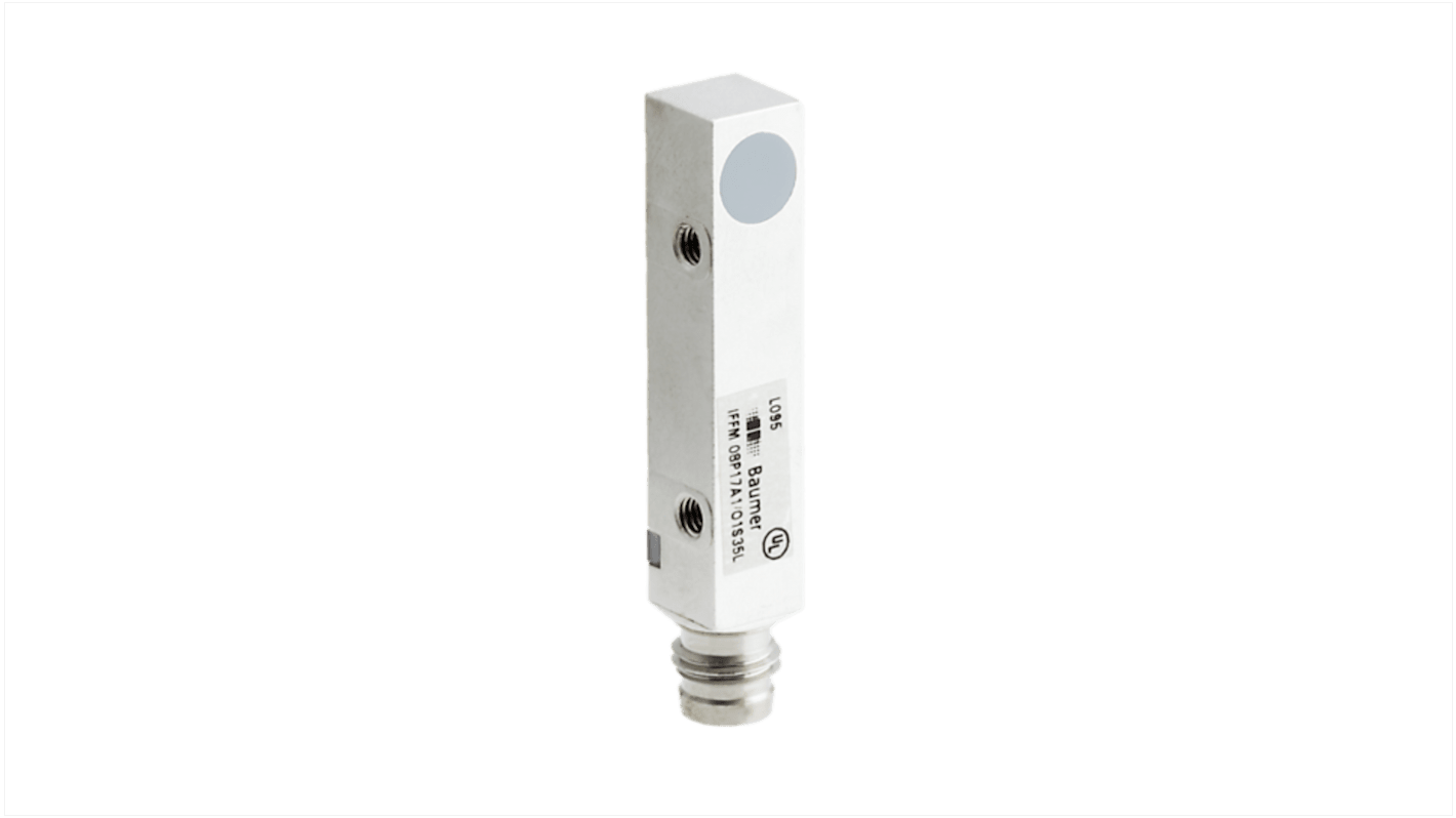 Baumer Inductive Barrel Proximity Sensor, 2 mm Detection, PNP NO, 10 → 30 V dc