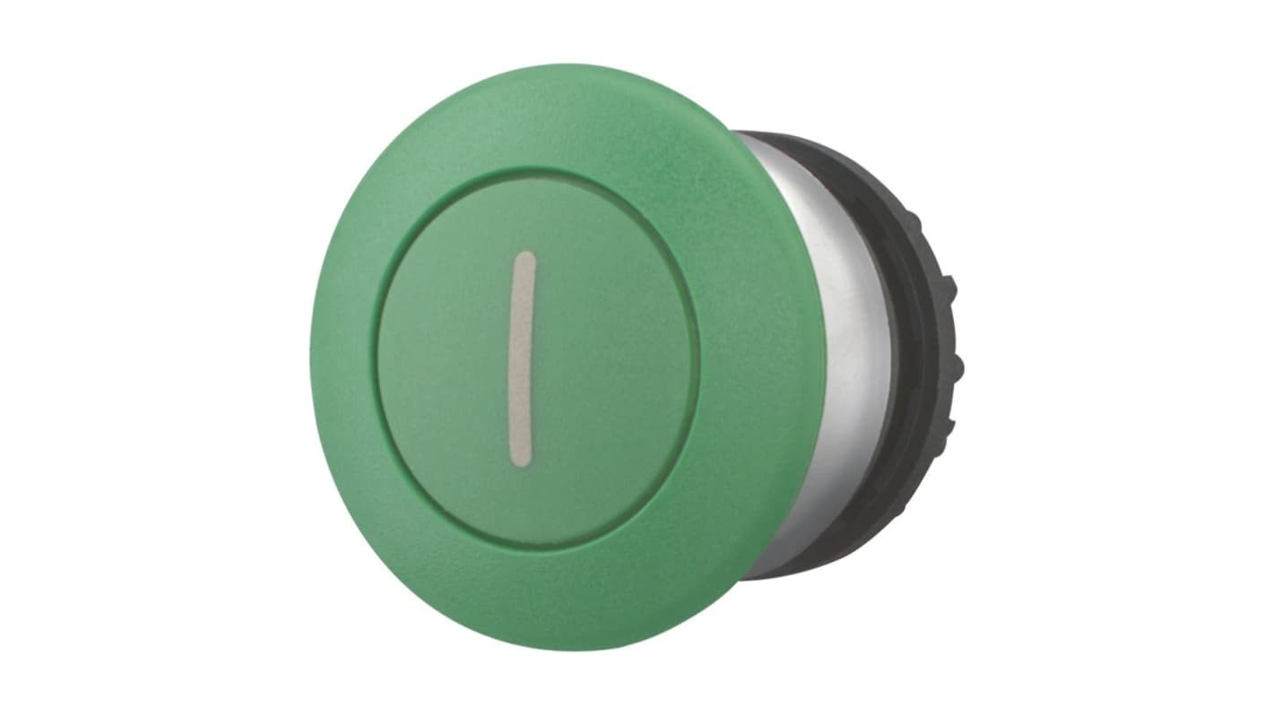 Eaton RMQ Titan M22 Series Green Momentary Push Button, 22mm Cutout, IP67