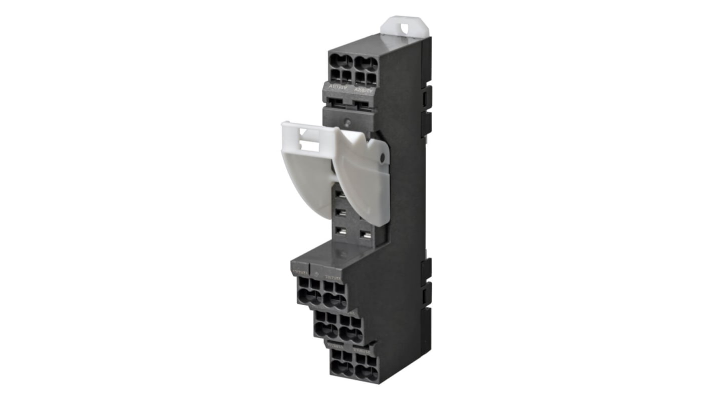 Omron 8 Pin 250V ac DIN Rail Relay Socket, for use with G2R-2-S Series General Purpose Relay, H3RN Series Timer, KL7