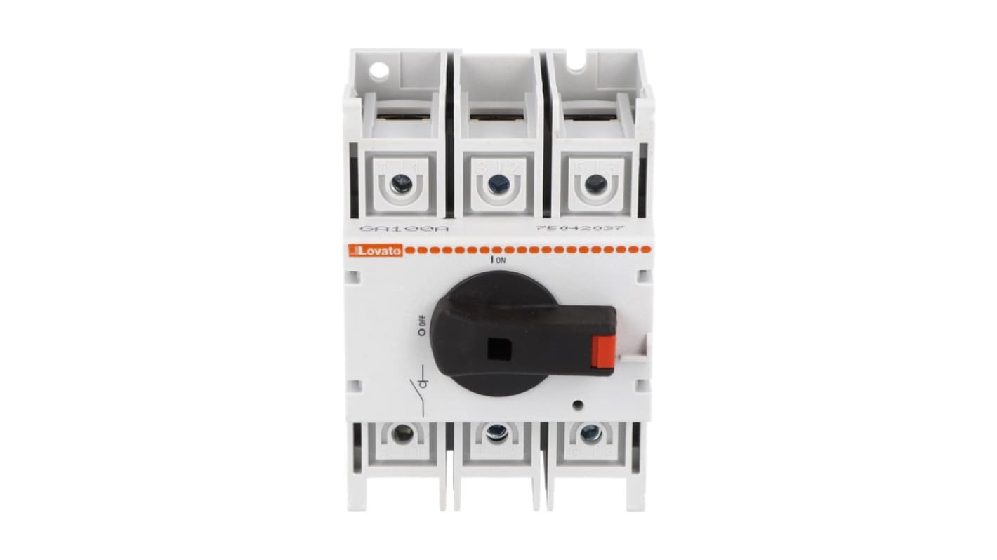 Odpínač, řada: GA 3P 3NO 100A 45kW IP20