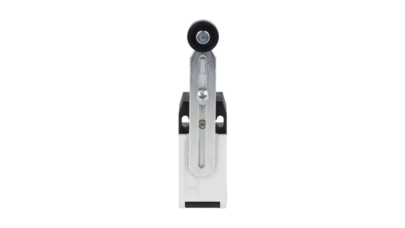 Lovato KB Series Adjustable Roller Lever Limit Switch, 1NC/1NO + 1NC/1NO, IP20, IP65, SPST-NC, SPST-NO, Thermoplastic