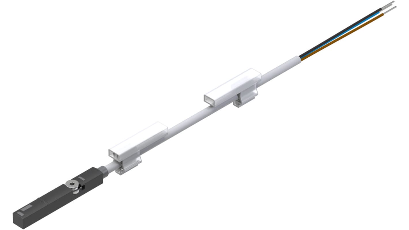 Festo Reed Pneumatic Position Detector, IP65, IP68, 5 → 30V ac/dc, NC Operation, SME, with LED indicator, 546799