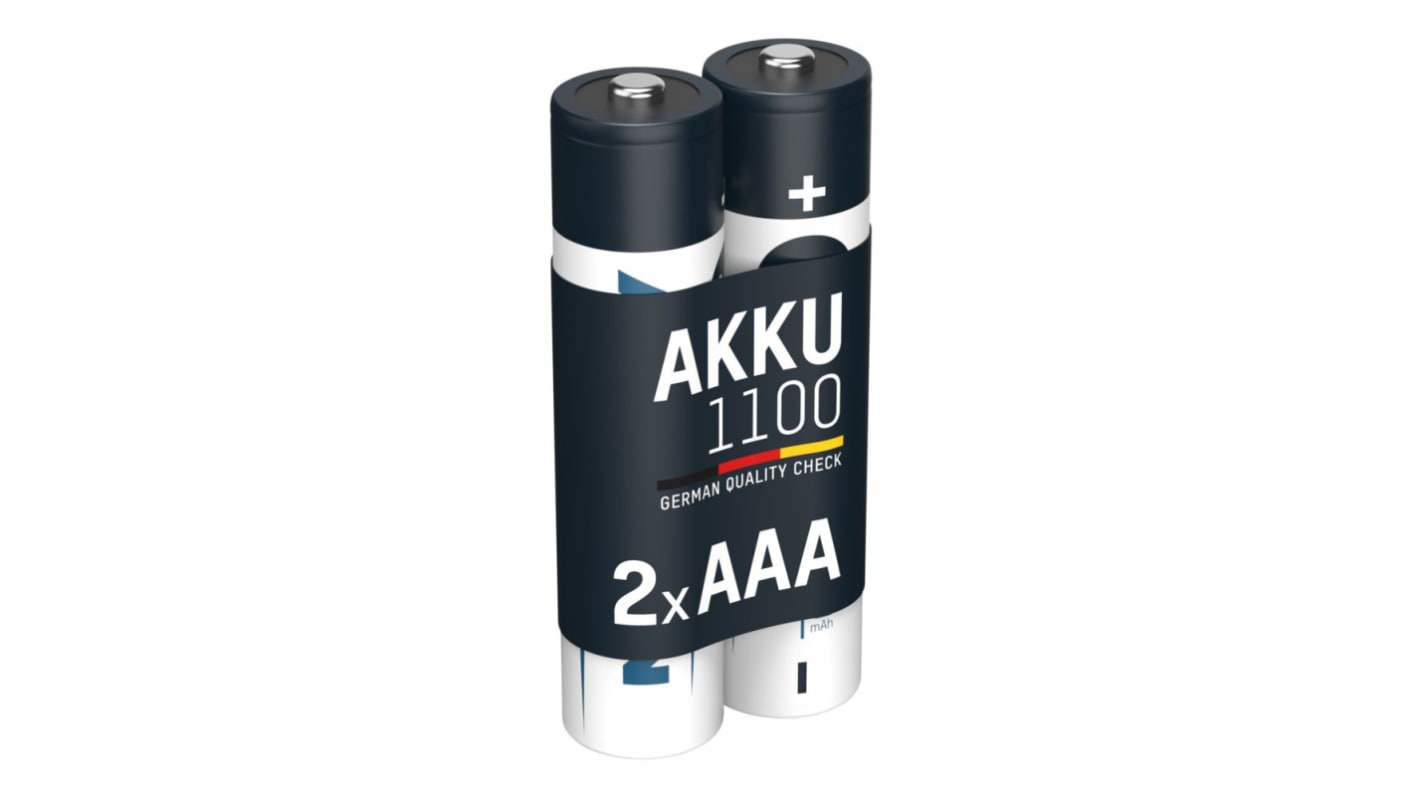 Batteria AAA ricaricabile Ansmann, 1.2V, 1.1Ah, NiMH, terminale Standard
