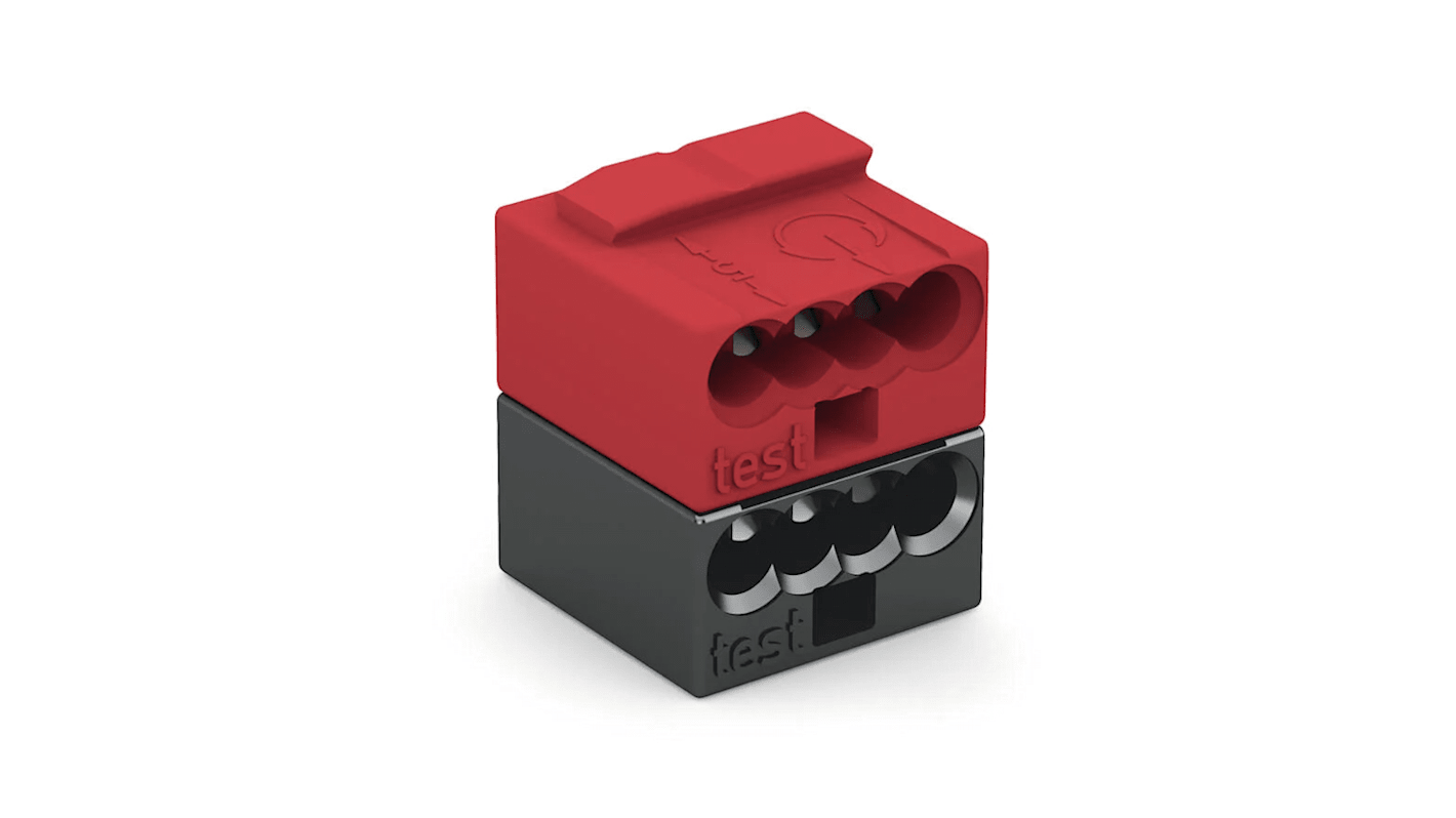 WAGO 243 Series PCB Terminal Block, 5.75mm Pitch, Cable Mount, Push In Termination