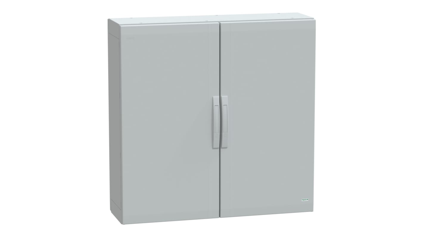 Schneider Electric Thalassa PLA Series PET Double-Door-Door Floor Standing Enclosure, Opaque Door, IP65, 1000 x 1000 x