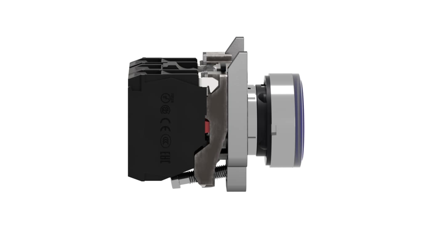 Pulsante Schneider Electric, Interruzione lenta, SPDT, luminoso, 10A, IP66, IP67, IP69, IP69K Montaggio a pannello