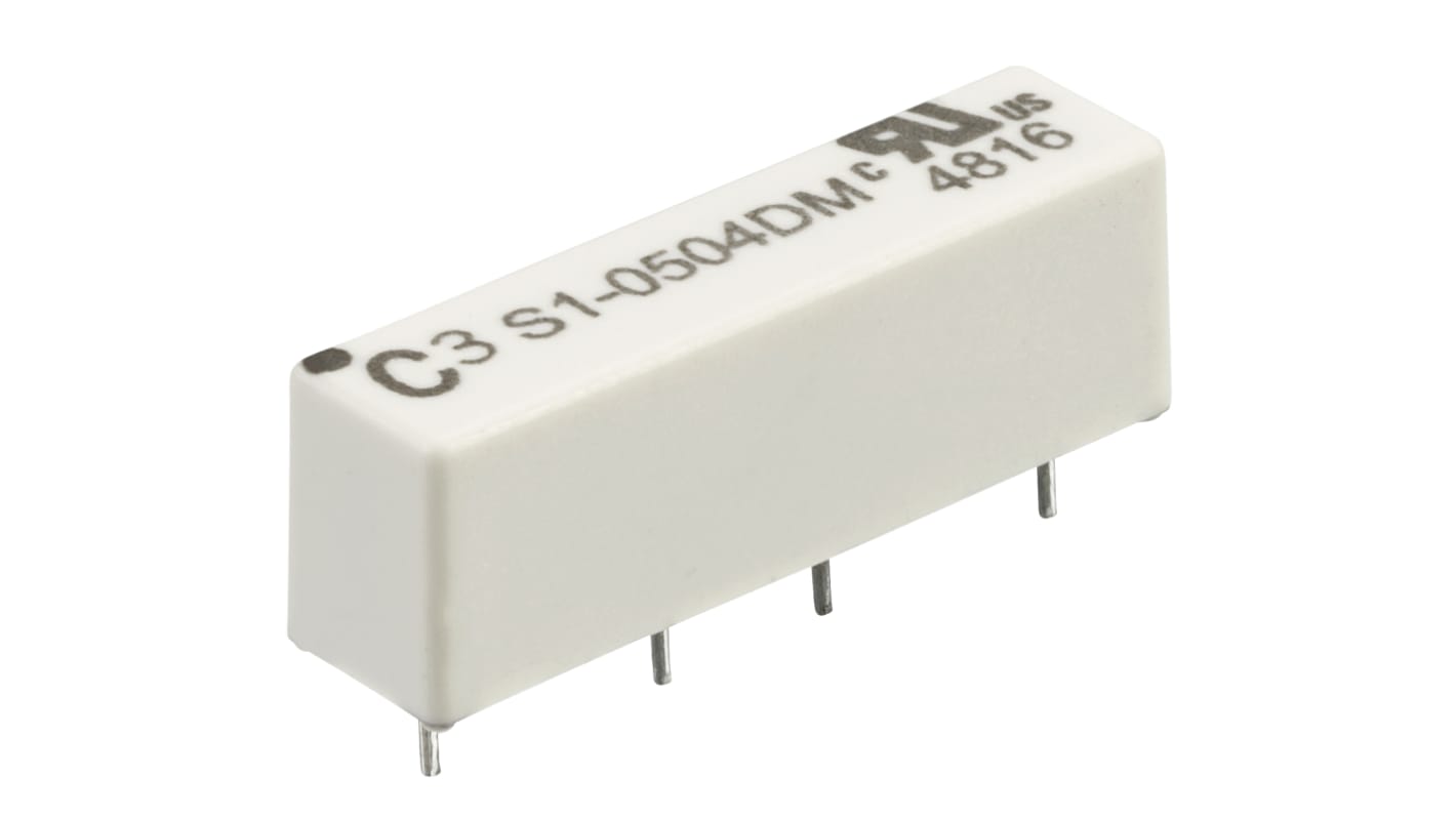 Sensata Cynergy3 PCB Mount Reed Relay, 24V dc Coil, SPST, 350V Max, 1 A Max, 1000Ω
