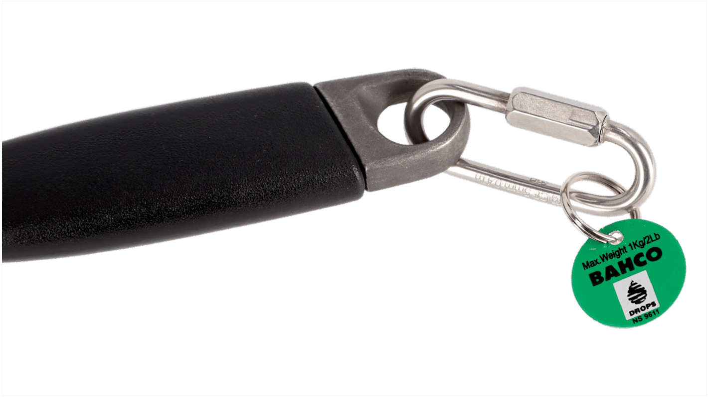 Bahco Adjustable Spanner, 158 mm Overall, 20mm Jaw Capacity, Rubber Grip Handle