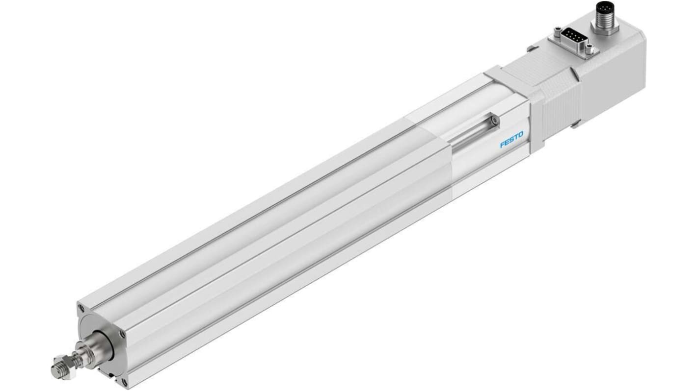 Actuador lineal eléctrico Festo EPCO, 100% ciclo de trabajo 105N, 24V dc, 10kg, 500mm/s, 150mm