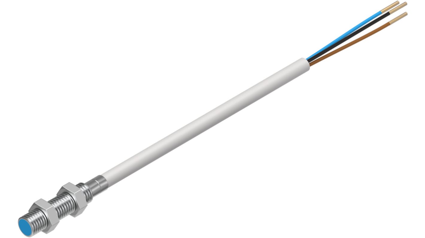 Rs-Online Sensore di prossimità Cilindro filettato Festo M5 rilevamento 0 8 mm 10 → 30 V c.c