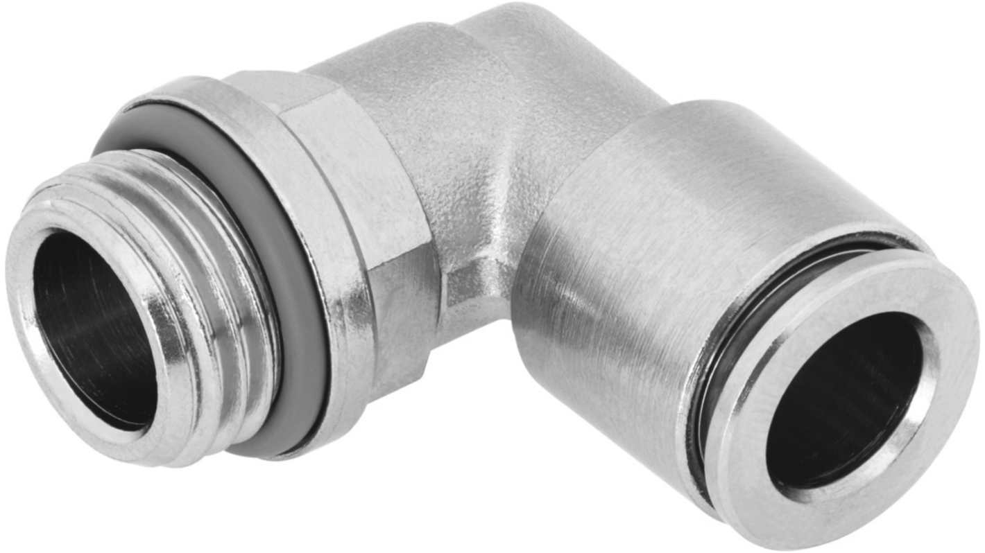 Festo NPQH 578291 G1/2 Stecker x 10-mm-Steckanschluss Winkelgewindeadapter, Gewinde-zu-Rohr, Messing, G1/2 Stecker,