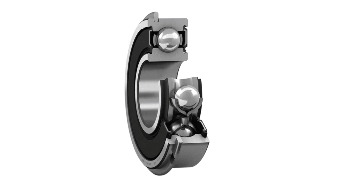 SKF 6002-2RSHNR Single Row Deep Groove Ball Bearing- Both Sides Sealed 15mm I.D, 32mm O.D