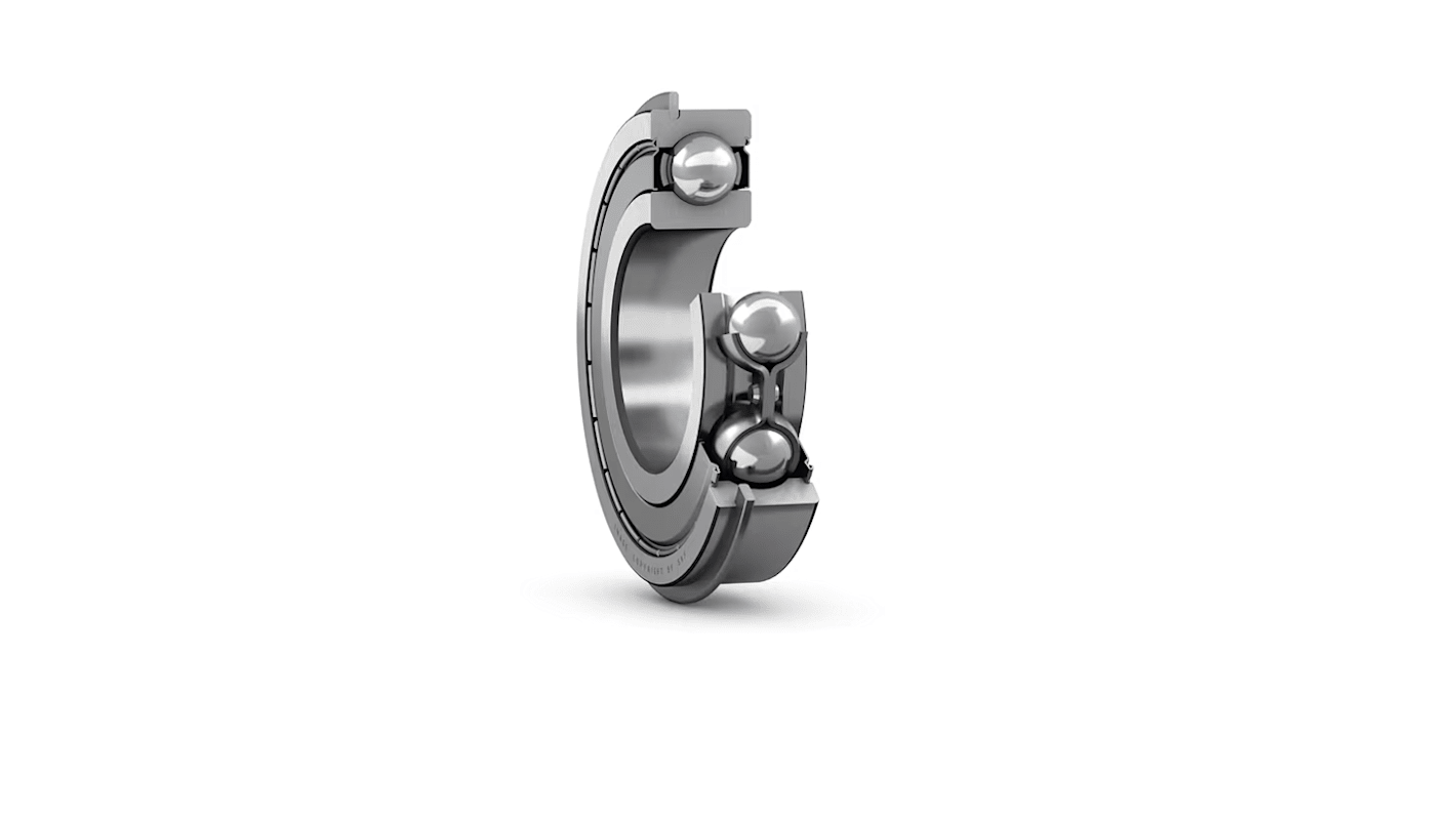 SKF 6004-2ZNR Single Row Deep Groove Ball Bearing- Both Sides Shielded 20mm I.D, 42mm O.D