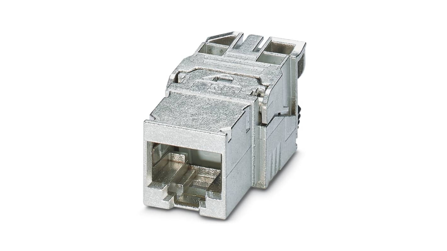 Phoenix Contact CUC Series Female RJ45 Connector, Snap-In, Cat6a Straight 8 -Way