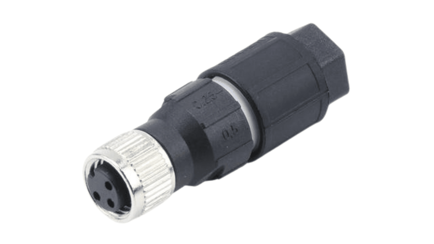 Molex Circular Connector, 3 Contacts, Cable Mount, M8 Connector, Plug, Female, IP67, Nano-Change Series