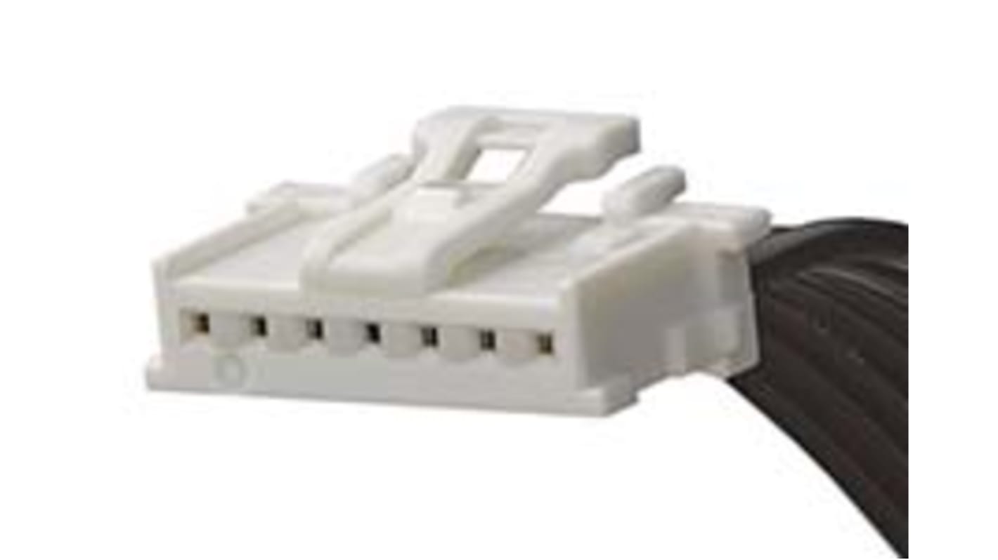 Molex 7 Way Female MicroClasp to 7 Way Female MicroClasp Wire to Board Cable, 300mm