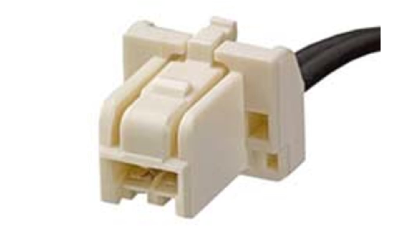 Molex 2 Way Male CLIK-Mate to 2 Way Male CLIK-Mate Wire to Board Cable, 300mm