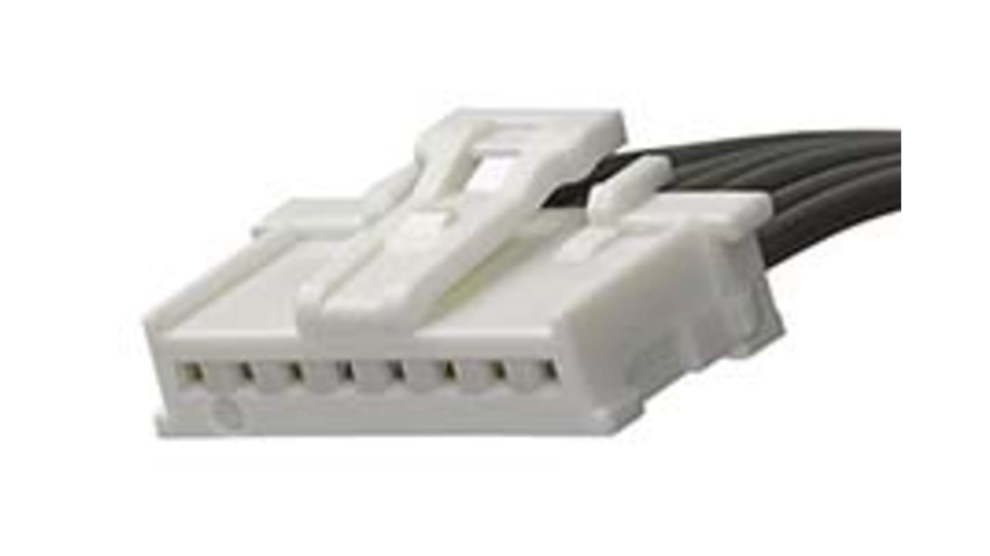 Molex 8 Way Female MicroClasp to 8 Way Female MicroClasp Wire to Board Cable, 300mm