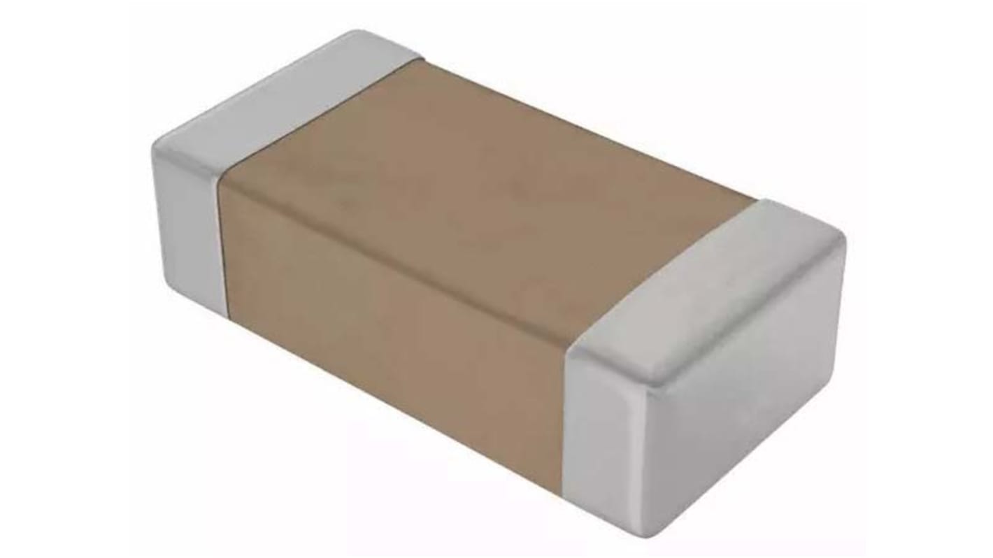 KYOCERA AVX 100nF MLCC, 50V dc V, SMD