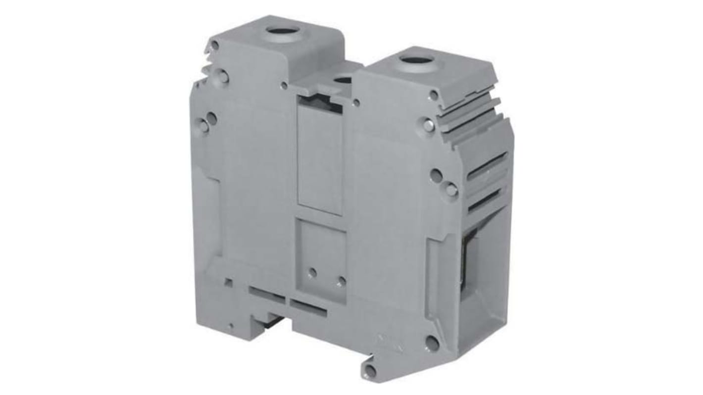 ABB HD Series Beige Din Rail Terminal, 16mm², 1-Level, Stud Connection Termination