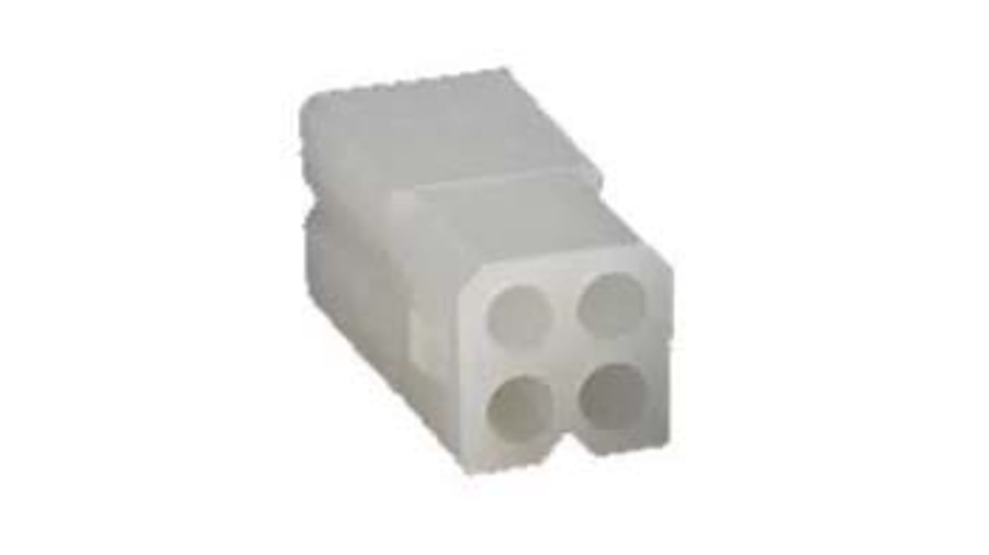 Molex 背板连接器插座, 4, 250 V, 11.5A, 面板安装, 压接端接, 尼龙外壳, 150179系列