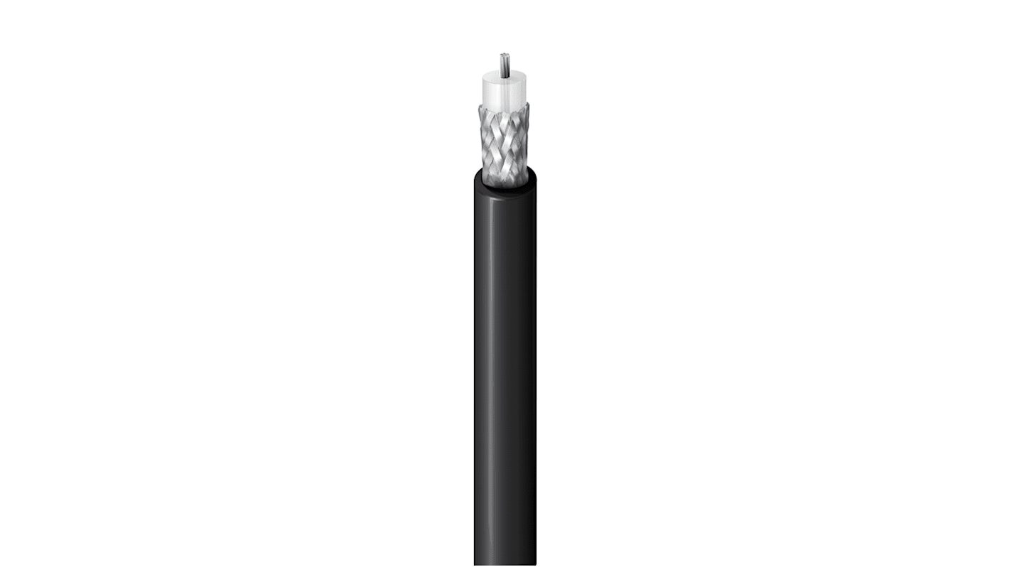 Belden 8262 Series Coaxial Cable, 152.4m, RG58C/U Coaxial, Unterminated