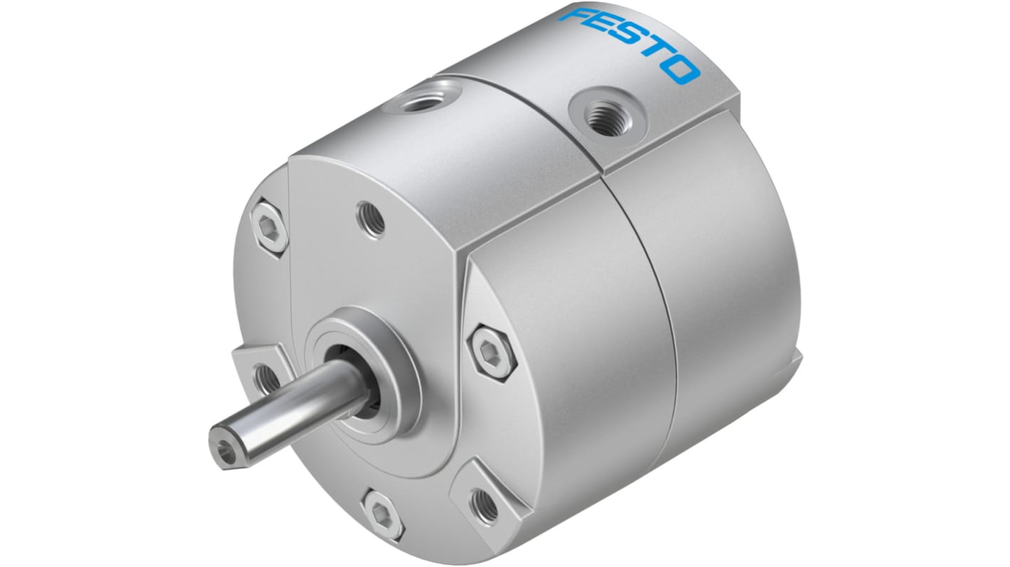 Festo DRVS Series 8 bar Double Action Pneumatic Rotary Actuator, 180° Rotary Angle, 12mm Bore