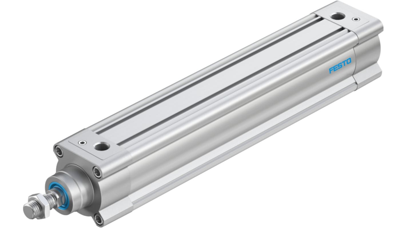 Festo Pneumatic Piston Rod Cylinder - 2125495, 63mm Bore, 300mm Stroke, DSBC Series, Double Acting