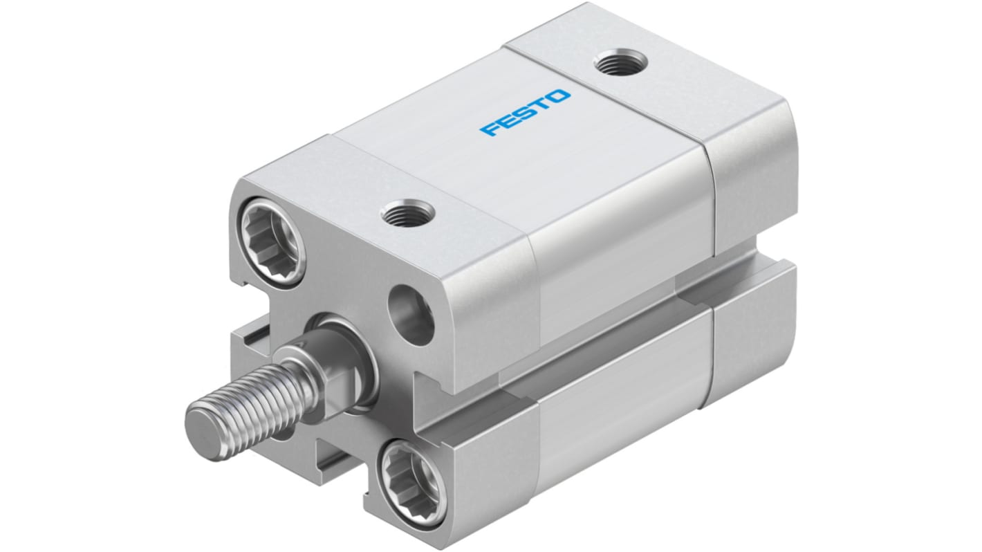 Festo ADN 536220, M5 Pneumatikzylinder doppeltwirkend, Bohrung Ø 16mm / Hub 10mm, bis 10 bar