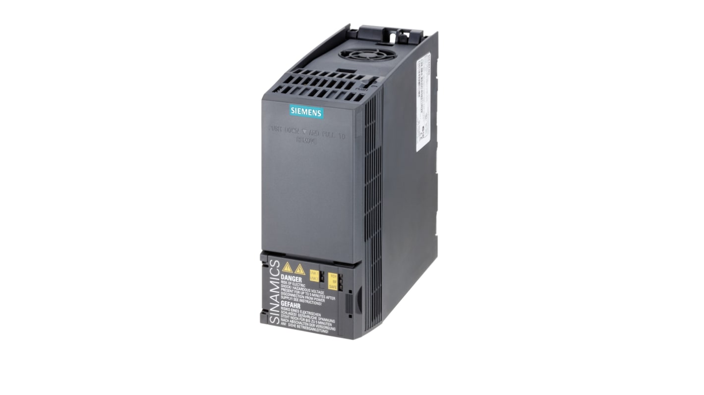 Siemens インバータ SINAMICS G120C, 400 V ac 1.1 kW 6SL3210-1KE14-3AF2 ACモータ