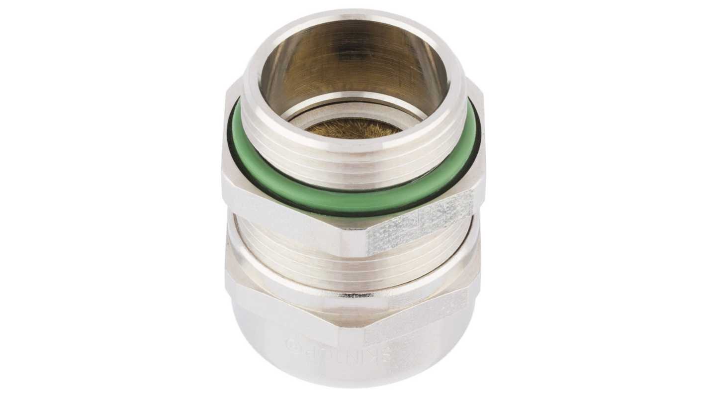 Lapp SKINTOP Series Nickel Plated Brass Cable Gland, M50 Thread, 27mm min., 35mm max., IP68