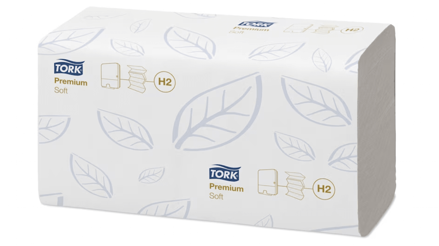 Asciugamani di carta Tork, in , 2 strati, 150 x 21 fogli da 85 x 212 mm (chiuso), 255 x 212 mm (aperto)