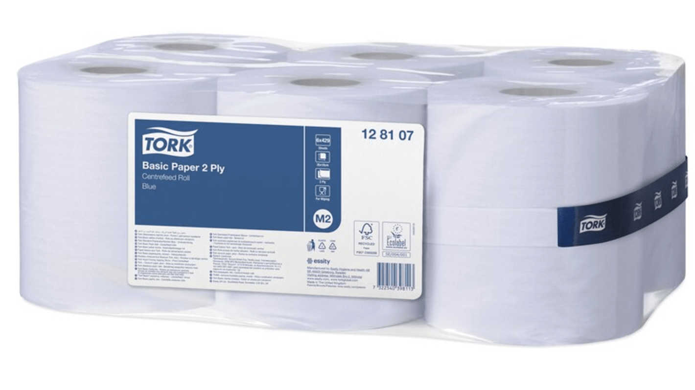 Asciugamani di carta Tork, in Rotolo, 2 strati, 1 fogli da 150 m x 194mm