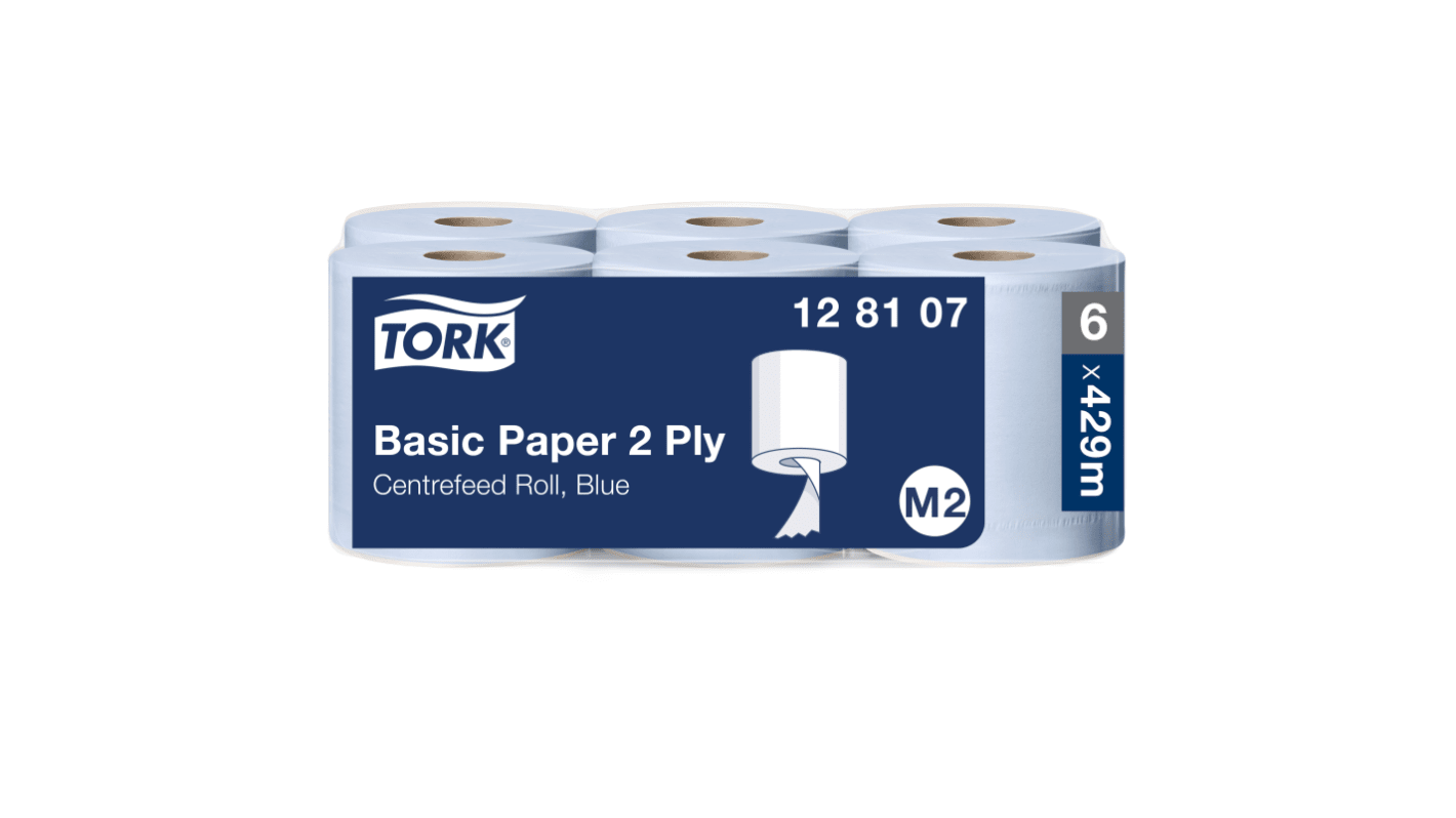 Tork Rolled Blue Paper Towel, 150 m x 194mm, 2-Ply, 429 Sheets