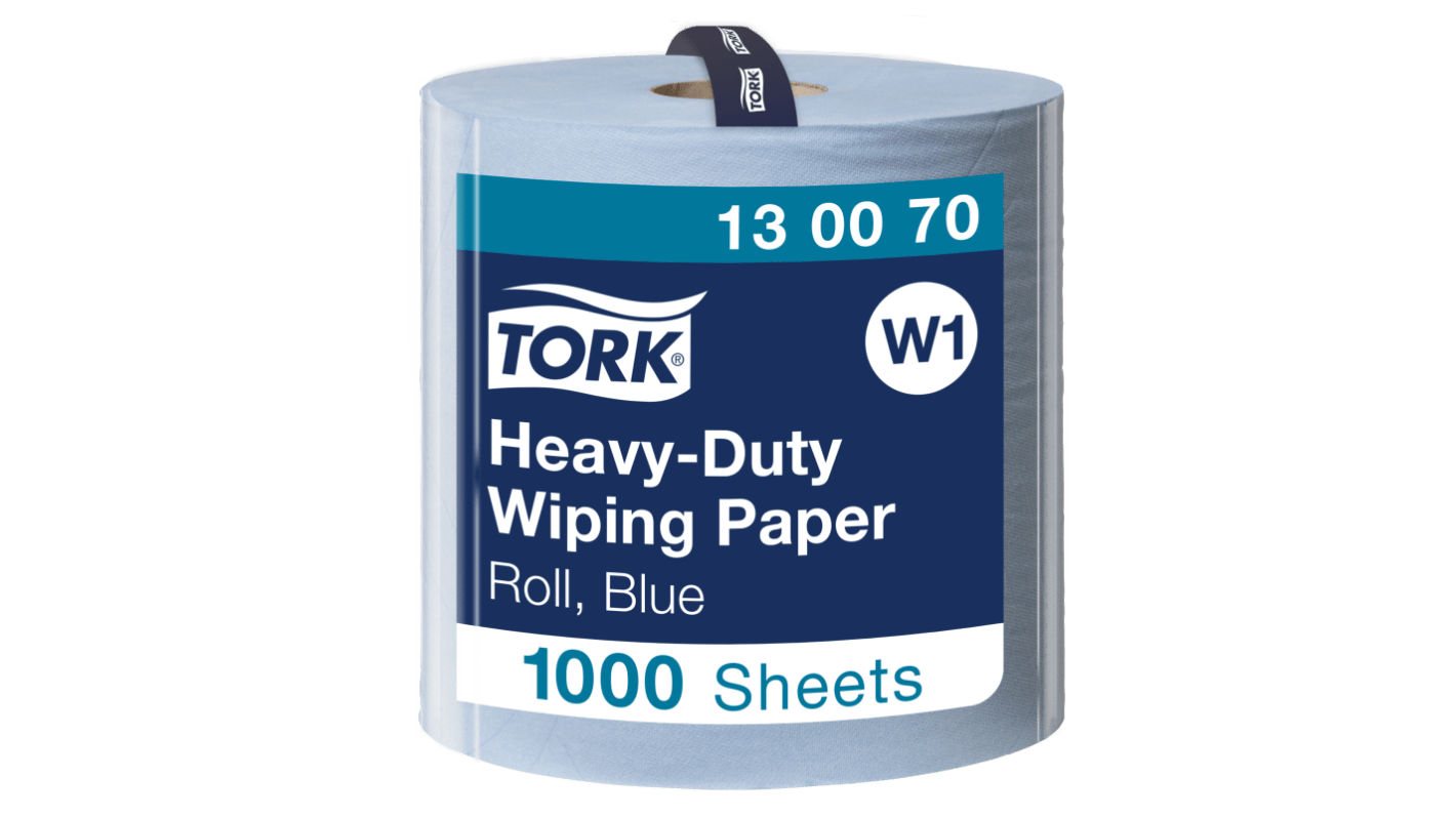 Essuie-tout Tork Heavy-Duty Wiping Rouleau Bleu, 1000 essuie-touts