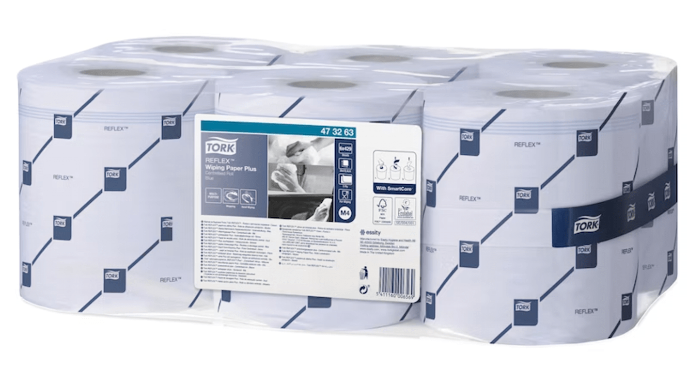 Tork Rolled Blue Paper Towel, 150.2 m x 194mm, 2-Ply