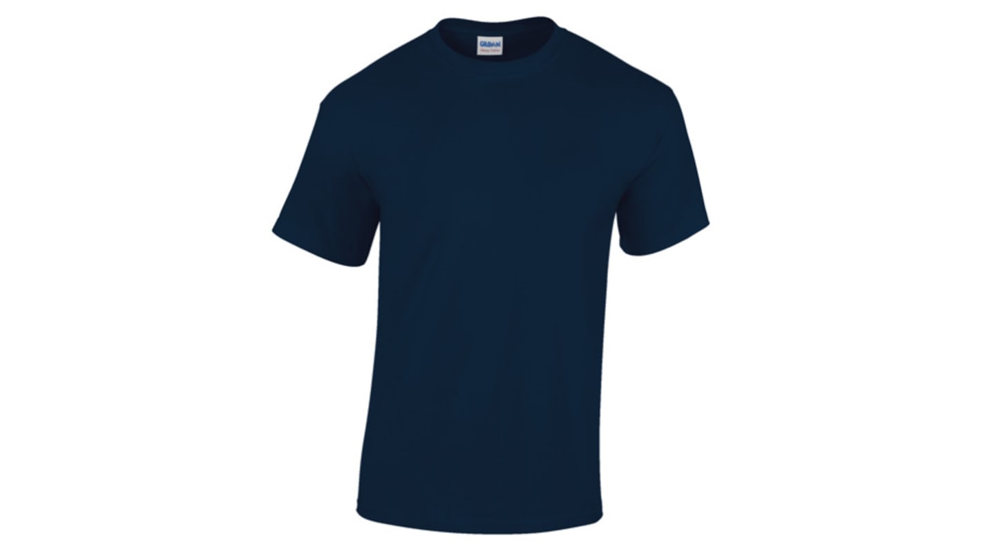 RS PRO Navy Cotton Short Sleeve T-Shirt, UK- XXL, EUR- XXL