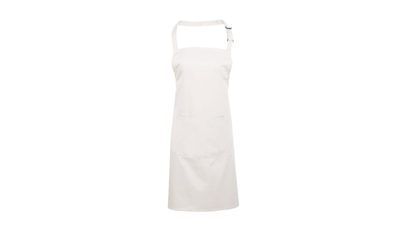 RS PRO White Reusable Cotton, Polyester Apron, 860mm